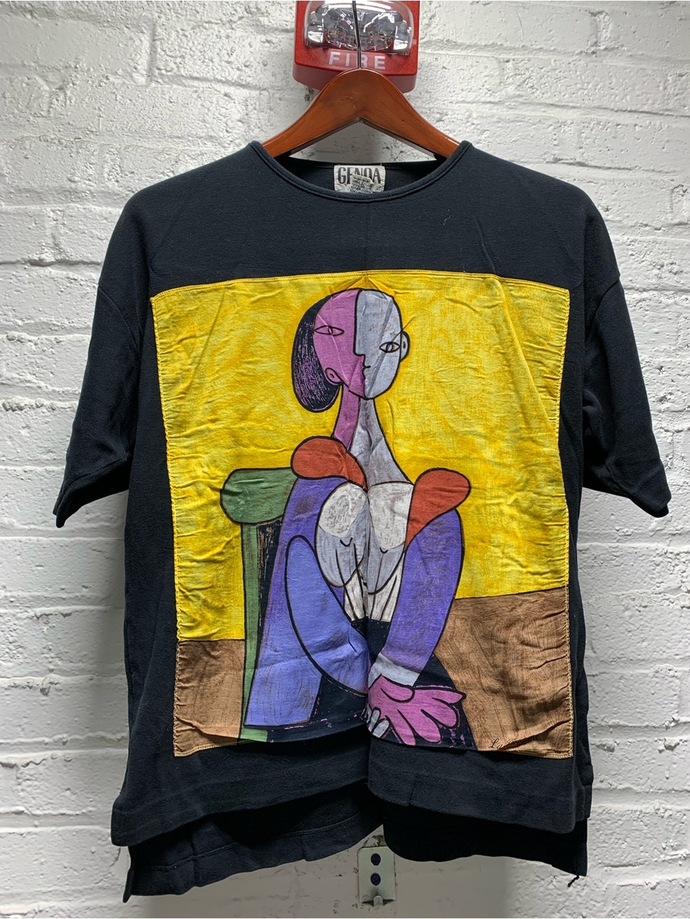Vintage 90s Pablo Picasso Shirt La Boheme Genoa Collection - OS Fits ALL